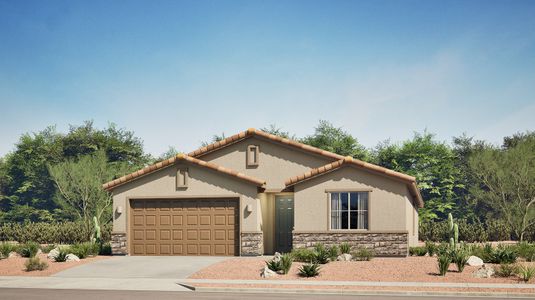 New construction Single-Family house 12937 N Speckled Wood Wy, Marana, AZ 85653 plan Aster - image