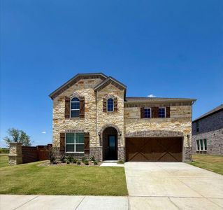 New construction Single-Family house 1804 Gibbons Creek Wy, Celina, TX 75009 plan Liberty II w/ Media Standard - image