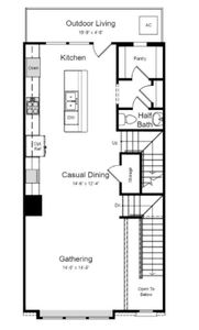 Structural options include: first floor guest suite with full bath, shower ledge in owner's bath.