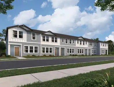 New construction Townhouse house 201 Mercer St, Deland, FL 32720 plan Malin - image