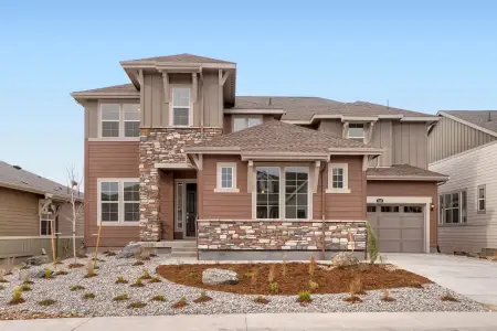 New construction Single-Family house 4169 Buttongrass Trl, Castle Rock, CO 80108 plan Palmer - image