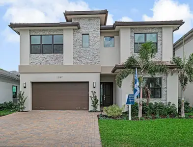 New construction Single-Family house 13147 Feathering Wy, Palm Beach Gardens, FL 33412 plan Capella - Contemporary - image