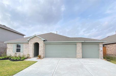 New construction Single-Family house 464 Lampasas Trail, Dayton, TX 77535 Plan E40J- photo 0