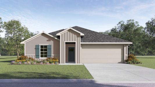 New construction Single-Family house 13412 Roughstock Way, Mustang Ridge, TX 78610 - photo 0