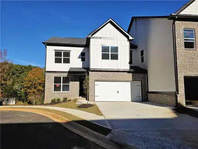 New construction Townhouse house 27 Rock Park Wy, Unit 24, Tucker, GA 30084 plan Anna END UNIT - image