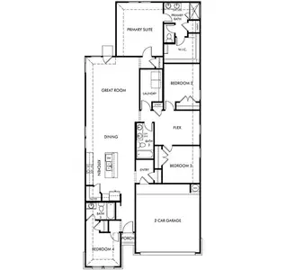 New construction Single-Family house 895 Broken Holw, San Antonio, TX 78260 plan The Hughes (841) - image