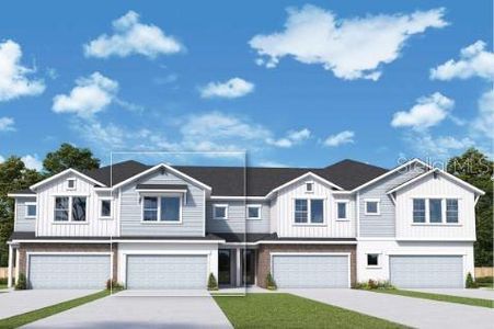 New construction Townhouse house 3626 Clay Pot Drive, Land O' Lakes, FL 34638 The Truman- photo 0