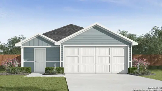 New construction Single-Family house 12511 Spoor Vly, Converse, TX 78109 Caprock- photo 0