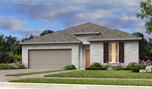 New construction Single-Family house 12616 Summer Springs Pass, Buda, TX 78610 Auburn- photo 1 1