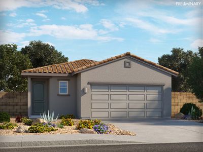 New construction Single-Family house 812 W Calle Las, Sahuarita, AZ 85629 plan Garden - image