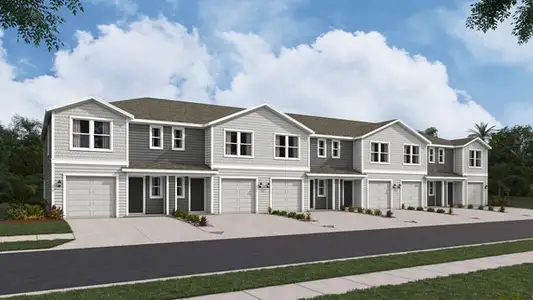 New construction Townhouse house 6566 Sw 82Nd Lp, Ocala, FL 34476 plan Pearson - image