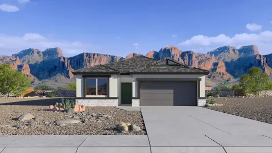 New construction Single-Family house 1623 W Hess Ave, Coolidge, AZ 85128 plan Harris - image