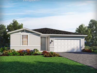 New construction Single-Family house 5497 Hampton Park Cir, Vero Beach, FL 32966 plan Foxglove - image