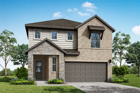 New construction Single-Family house 104 Balboa Dr, Liberty Hill, TX 78642 plan Valencia - image
