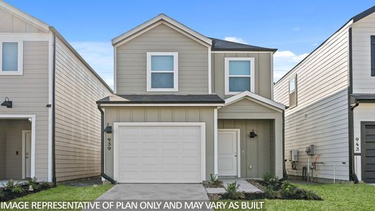 New construction Single-Family house 1051 Moon Drop Ln, Houston, TX 77090 plan Everett - image