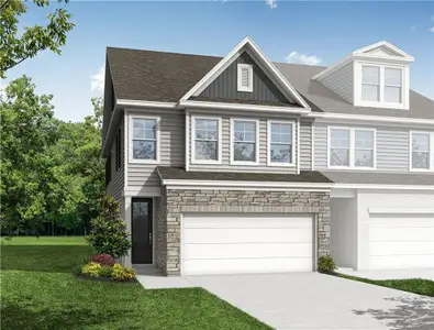 New construction Townhouse house 6425 Pinin Pl, Cumming, GA 30041 - image