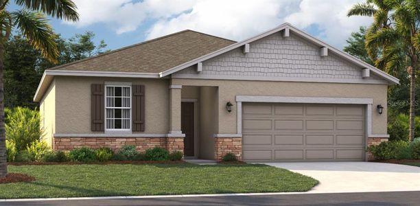 New construction Single-Family house 1230 Normandy Dr, Haines City, FL 33844 The Portland- photo 0