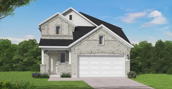 New construction Single-Family house 1174 Wandering Brook St, Magnolia, TX 77354 plan Covington (2369-HV-30) - image