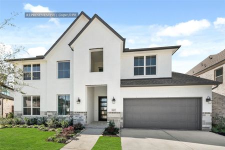New construction Single-Family house 10618 Dina Yellow Dr, Cypress, TX 77433 plan The Cooper - image
