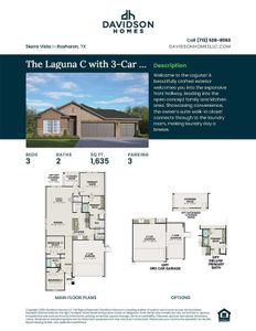 New construction Single-Family house 1814 Homewood Point Ln, Rosharon, TX 77583 The Laguna C with 3-Car Garage- photo 0