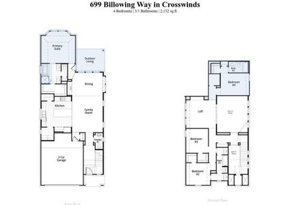 New construction Single-Family house 699 Billowing Way, Kyle, TX 78640 Lincoln Plan- photo 1 1