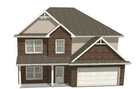 New construction Single-Family house 110 Homestead Cir, Forsyth, GA 31029 plan Turner - image