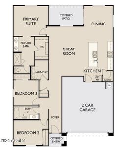 Violet Floorplan R garage