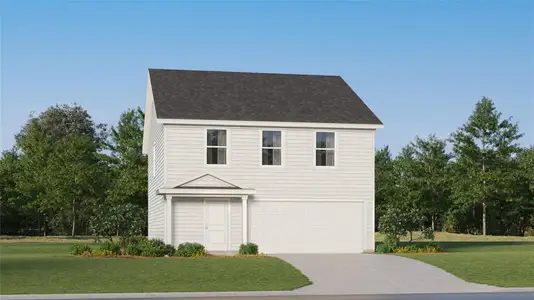 New construction Single-Family house 205 Kings Row Ln, Jarrell, TX 76537 plan Whitetail - image