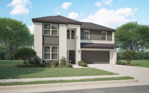 New construction Single-Family house 9136 Kansas Pacific Dr, Crowley, TX 76036 plan Claret - image