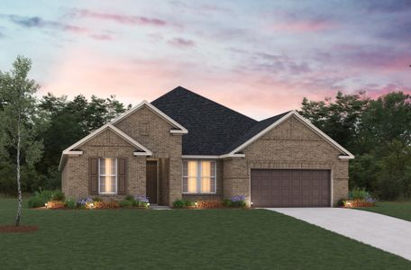 New construction Single-Family house 6415 Sparkling Citrus St, Manvel, TX 77578 plan Kerrville - image