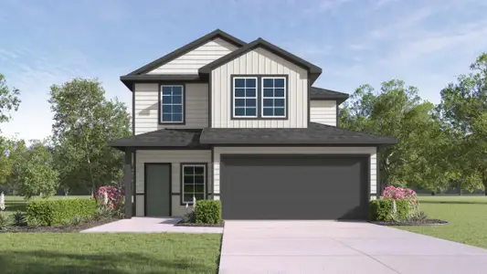 New construction Single-Family house 13200 Cerise Queen Wy, Mustang Ridge, TX 78610 plan The Hanna - image
