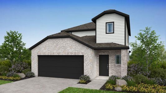 New construction Single-Family house 404 Breccia Trl, Liberty Hill, TX 78642 Hawk- photo 0