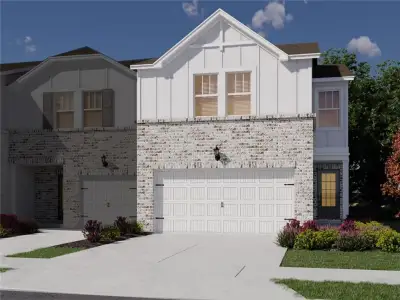 New construction Townhouse house 3346 Brooks Lake Dr, Loganville, GA 30052 - image