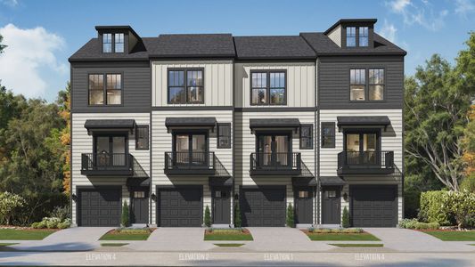 New construction Townhouse house 303 Carson Pl, Greenville, SC 29605 plan Hawkley - image