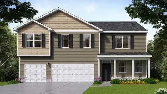 New construction Single-Family house 2897 Eucalyptus Rd, Loganville, GA 30052 plan Mansfield - image