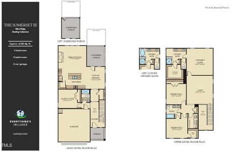 New construction Single-Family house 3461 Delmar Dr, Durham, NC 27703 plan Somerset III - image