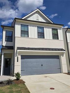 New construction Townhouse house 1847 Copelyn Reese Ct, Unit 64, Lawrenceville, GA 30043 plan Sawnee - image