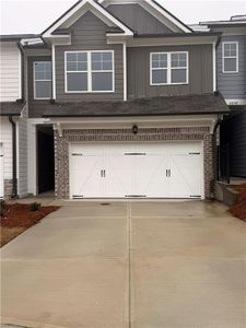 New construction Townhouse house 6660 Parsons St, Flowery Branch, GA 30542 plan SUDBURY 24' TOWNHOME - image