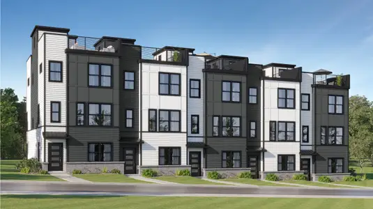 New construction Multi-Family house 217 Harmony Aly, Nashville, TN 37207 plan Haggard - image