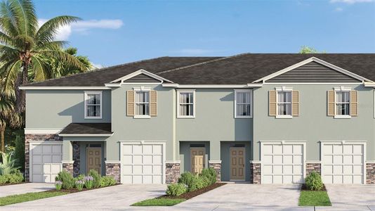 New construction Townhouse house 3294 Chroma St, Orlando, FL 32824 plan VALE - image