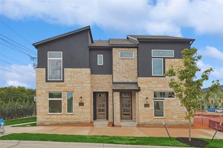 New construction Townhouse house 921 Meadowcrest Drive, Plano, TX 75075 Townhome Series - Boardwalk- photo 0