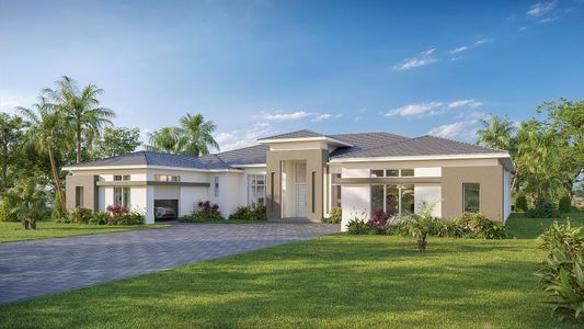 New construction Single-Family house 125 Se Via, Port St. Lucie, FL 34984 plan Santino Grande 91 - image