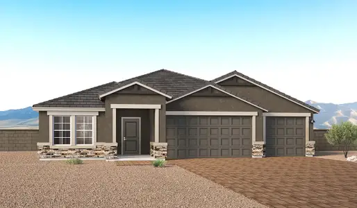 New construction Single-Family house 867 W Calle Lupa, Sahuarita, AZ 85629 plan Eureka - A50E - image