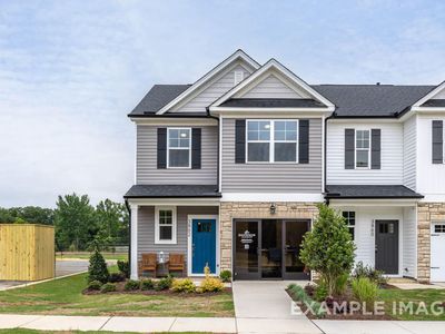 New construction Townhouse house 3813 Well Fleet Dr, Fuquay Varina, NC 27592 plan The Graham Exterior - image