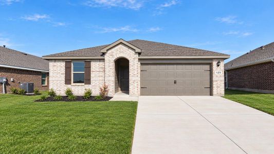 New construction Single-Family house 125 Tumbleweed Dr, Newark, TX 76071 plan Justin - image