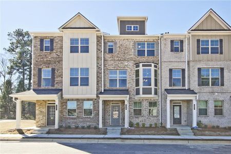 New construction Townhouse house 547 Fundao Ln, Unit #24, Lawrenceville, GA 30046 plan Hawthorne - image