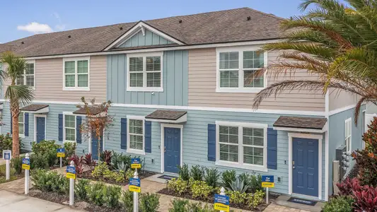 New construction Townhouse house 8378 Retrograde Rd, Jacksonville, FL 32256 plan Ellis - image