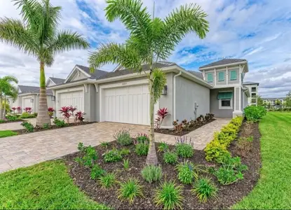 New construction Townhouse house 149 O’Keeffe Cir, Bradenton, FL 34212 plan Captiva 2 - image