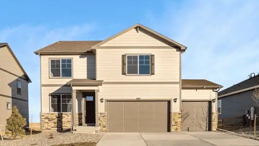 New construction Single-Family house 16753 Mystic Canyon Dr, Monument, CO 80132 plan Bridgeport - image