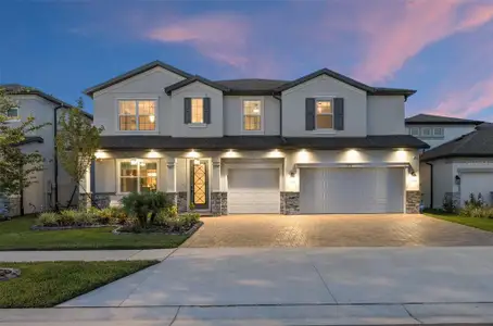 New construction Single-Family house 7819 Notched Pine Bnd, Wesley Chapel, FL 33545 plan Windsor - image